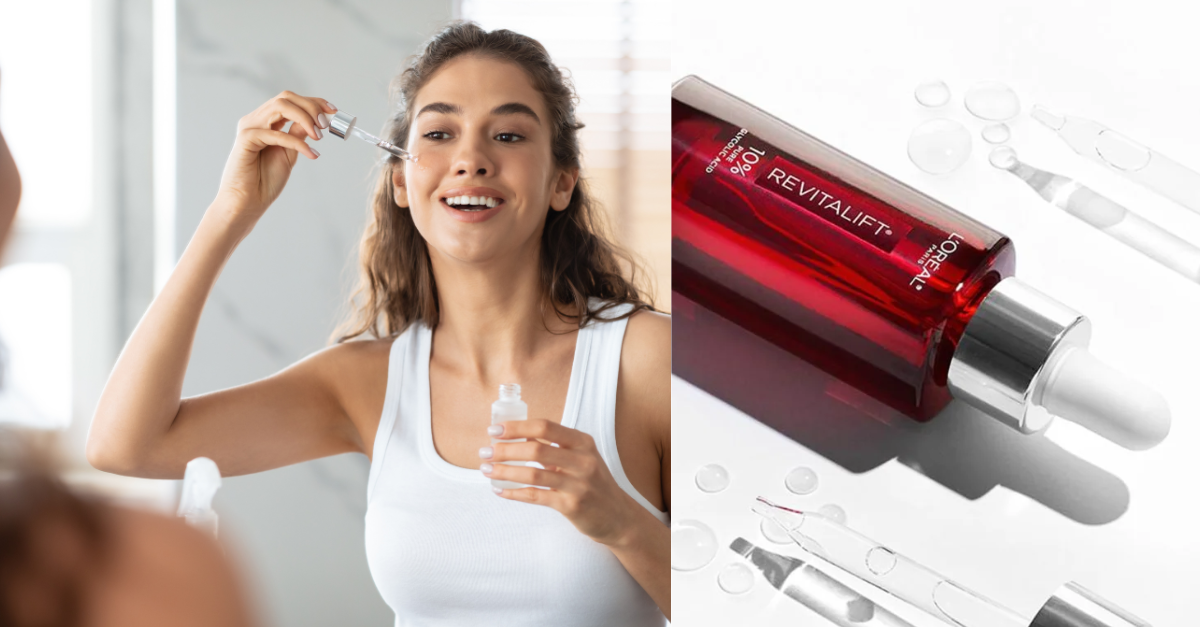 L'Oreal Paris Revitalift Pure Glycolic Acid Face Serum, 1 fl oz