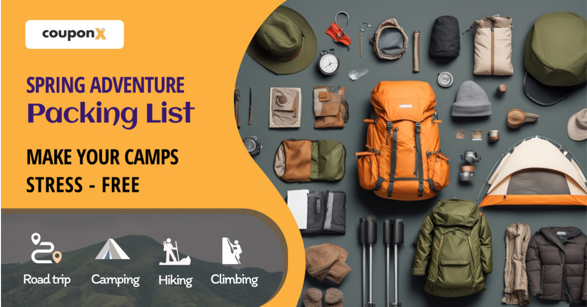 Spring Packing Essentials For Adventure Trip